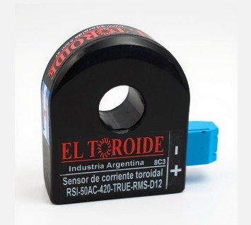 Sensor de corriente RSC-100AAC-1VAC-D12 - sensor de amperaje toroidal