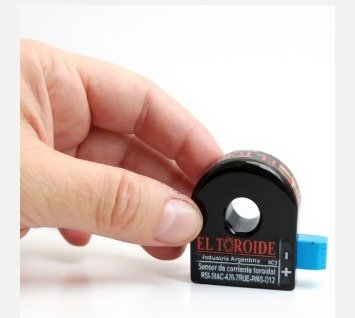 Sensor de corriente RSC-50AAC-1VAC-D12 - transductor de corriente toroidal