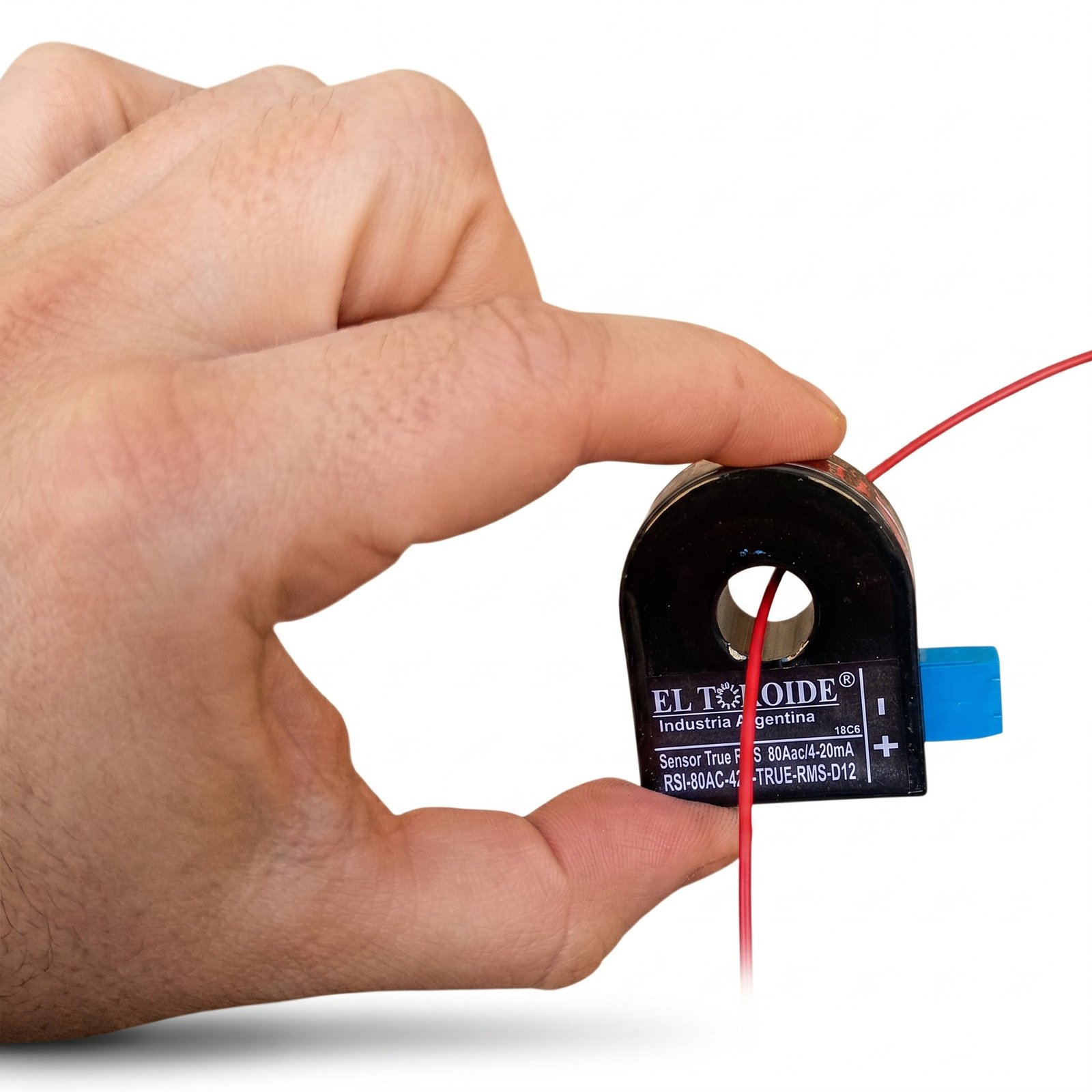 Sensor de corriente toroidal de núcleo partido - transductor de corriente El Toroide